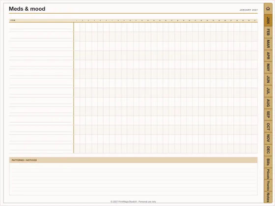 Savings Challenge: Budget planner template for GoodNotes and iPad