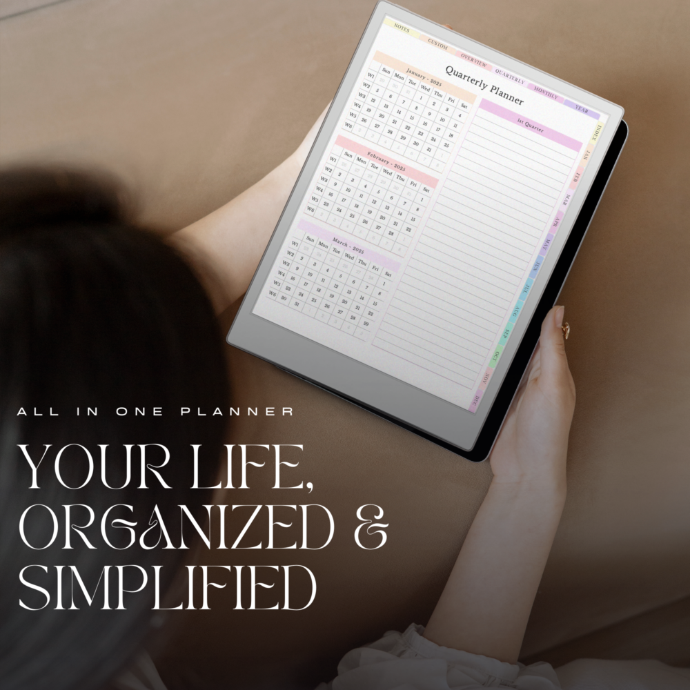 reMarkable Paper Pro Planner All In One Digital Planner - Image 10