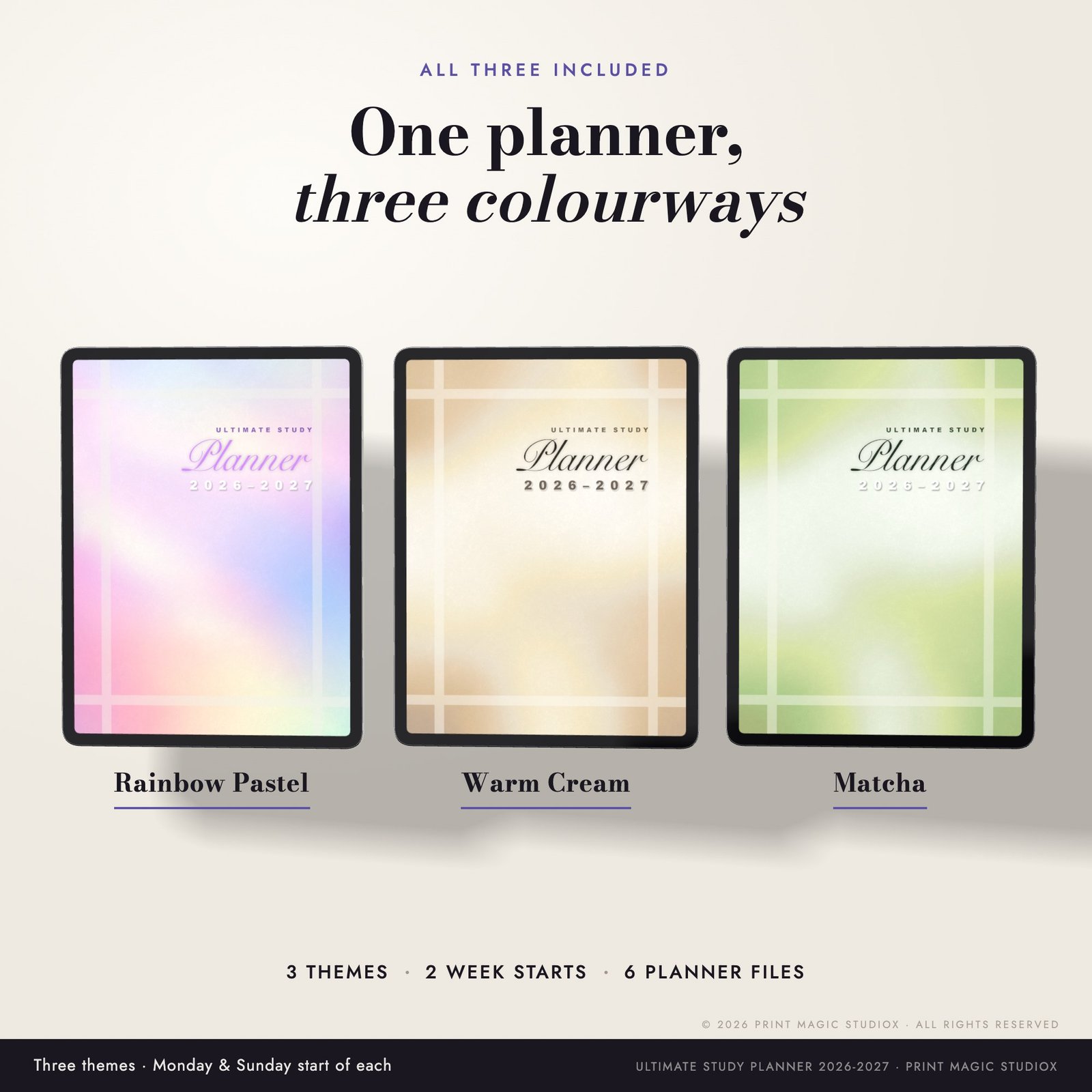 The Ultimate Study Planner 2026/27 (Portrait) - Image 2