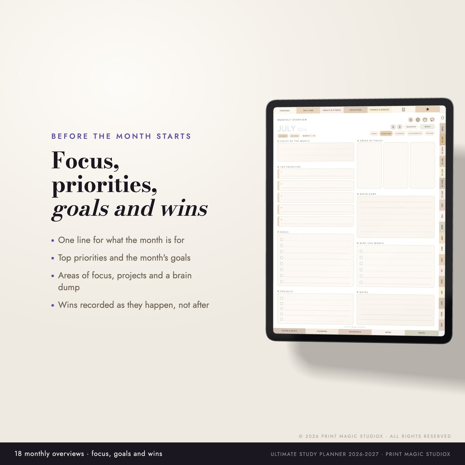 The Ultimate Study Planner 2026/27 (Portrait) - Image 6