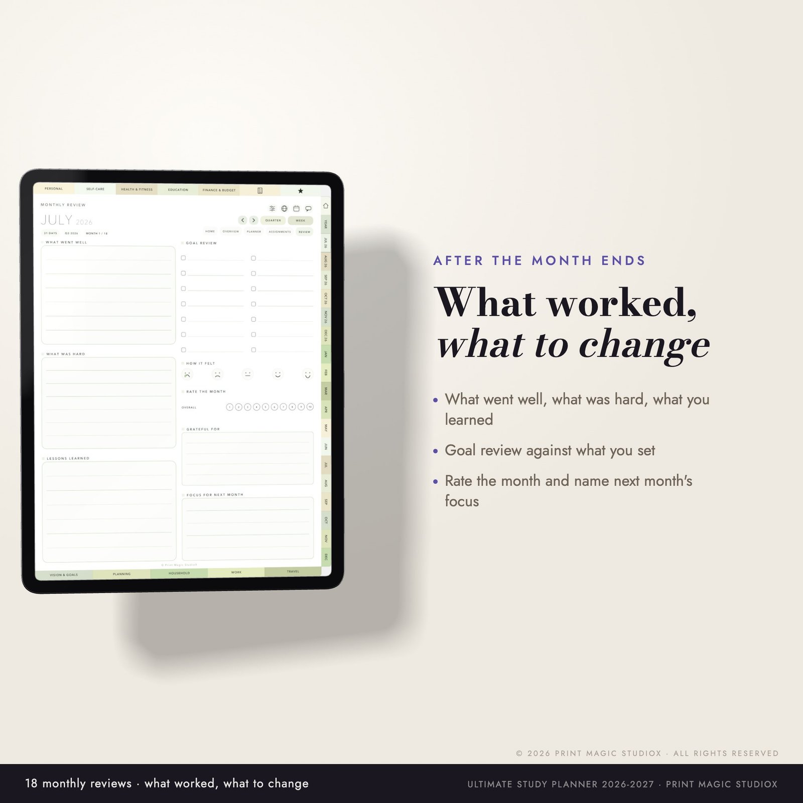 The Ultimate Study Planner 2026/27 (Portrait) - Image 7