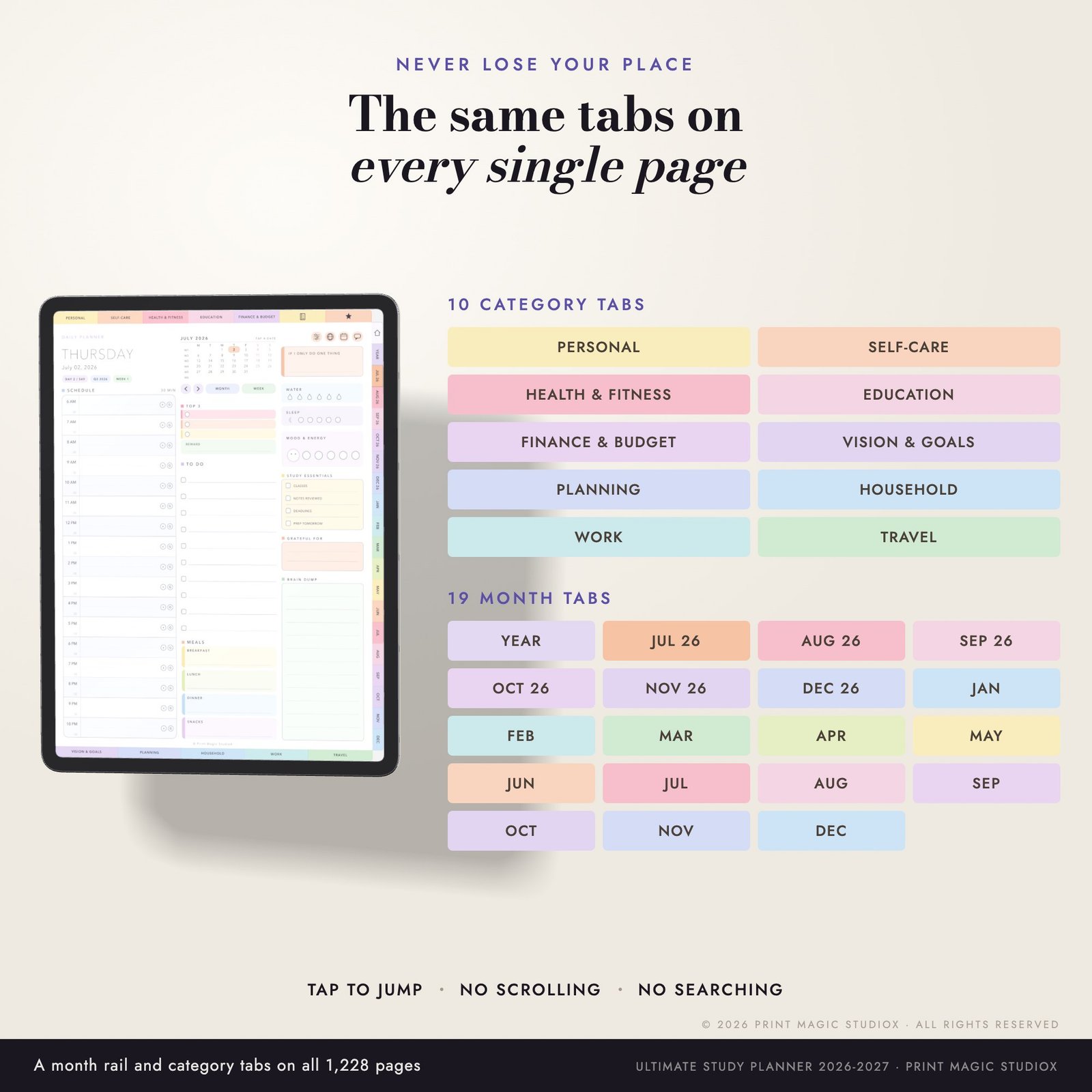 The Ultimate Study Planner 2026/27 (Portrait) - Image 11